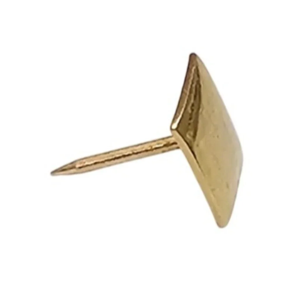 14K Yellow Gold Square Lapel Tie Pin C773
